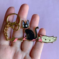 Image 4 of Jiji Cat Keychain