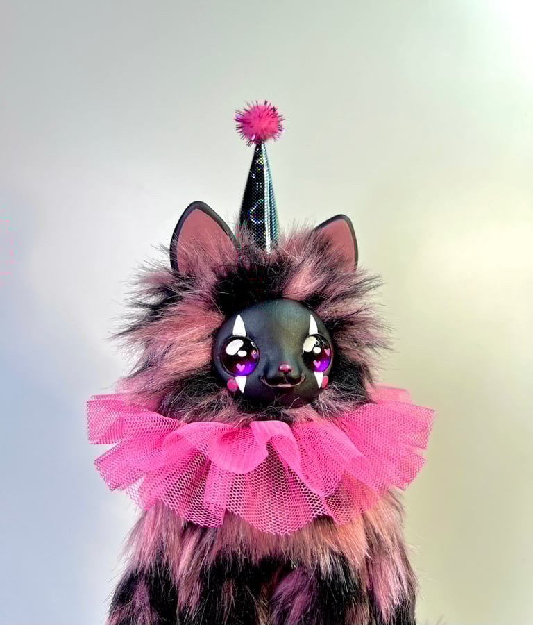 Clown Cat (pink/black)