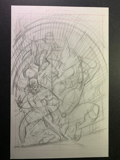 Image of MONKEY PRINCE #3 cover original art