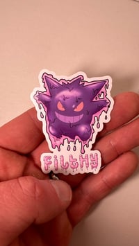 Filthy Gengar Vinyl Sticker