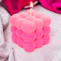 Image 3 of Strawberries & Cream Pillar Candle