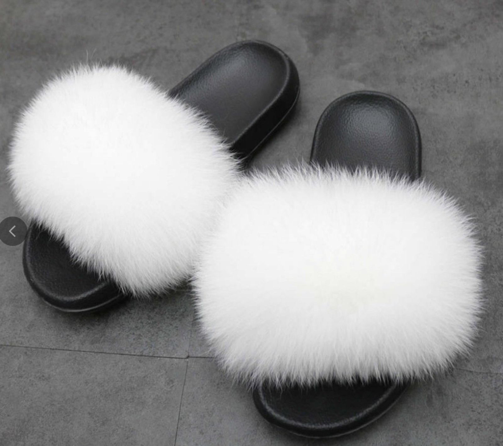 Kids Glam Fur Slides J.B.K Boutique