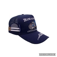 Image 3 of TRANS AUSTRALIAN LIVESTOCK -NAVY TRUCKERS CAP LIMITED EDITION