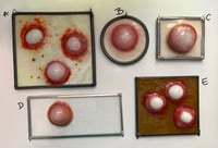 Image 2 of Fused/stained glass pimple panels