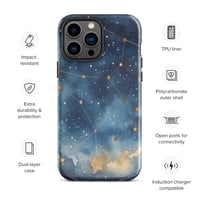 Image 20 of Celestial Constellation Night Sky Stars and Clouds Painting Tough Case for iPhone®