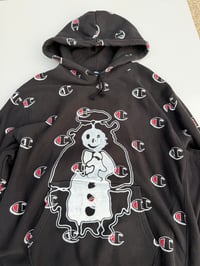 Image 5 of BLACK CHAMPION ANGEL HOODIE (XL)