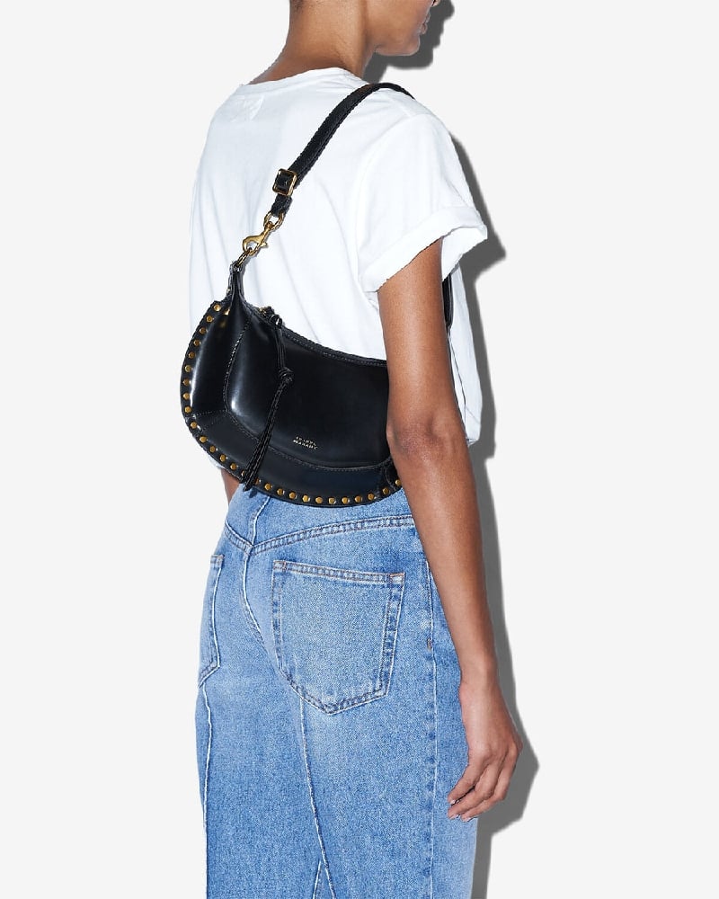 Image of ISABEL MARANT OSKAN MOON BAG BLACK