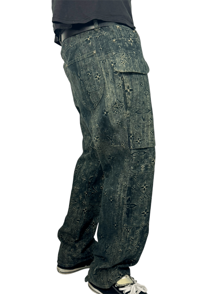 Image of Louis Vuitton SS23 Monogram Tailored Denim