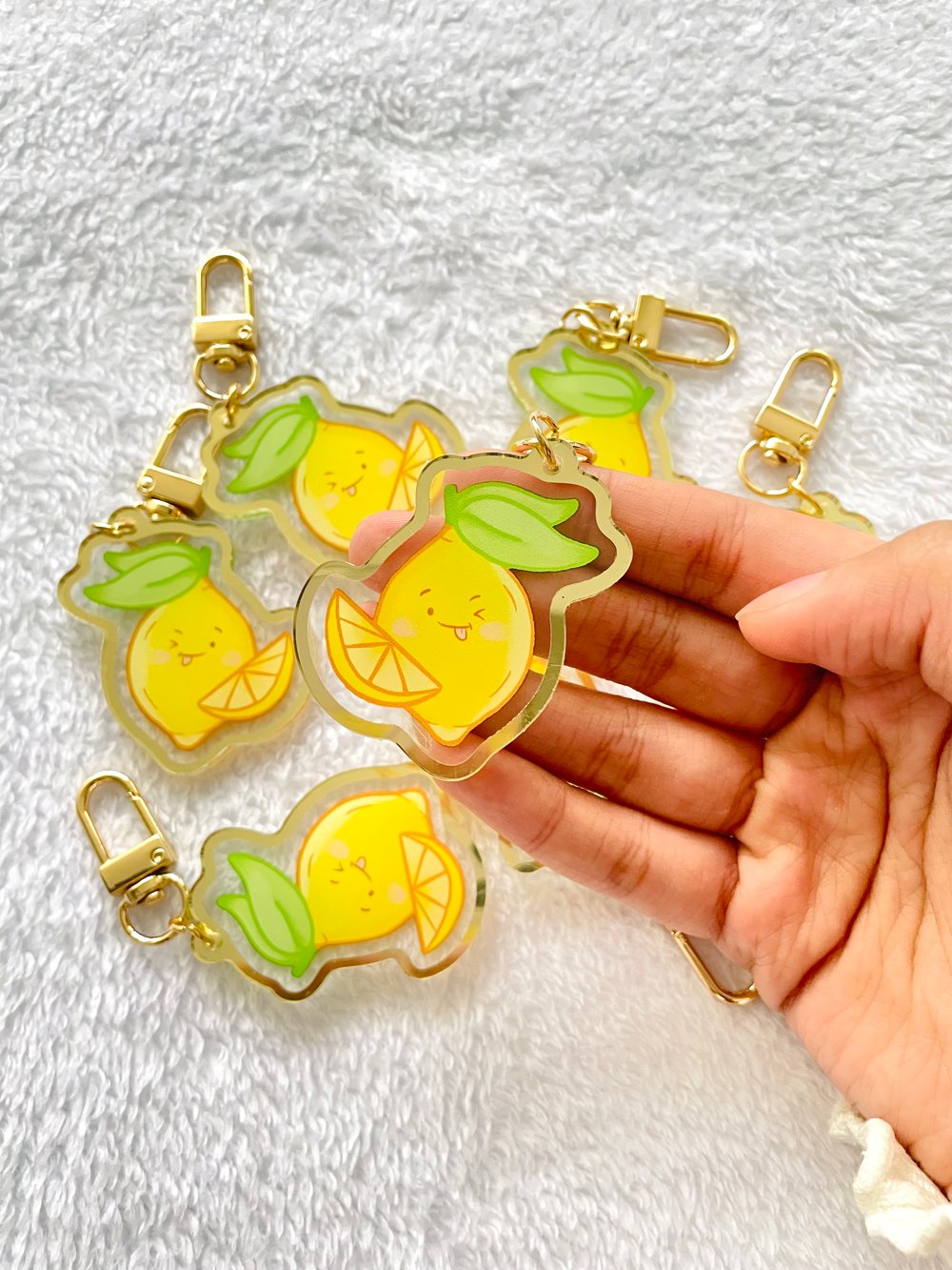 Image of Lemon Gold Keychain