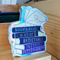 Bookbinding Resistance Sticker