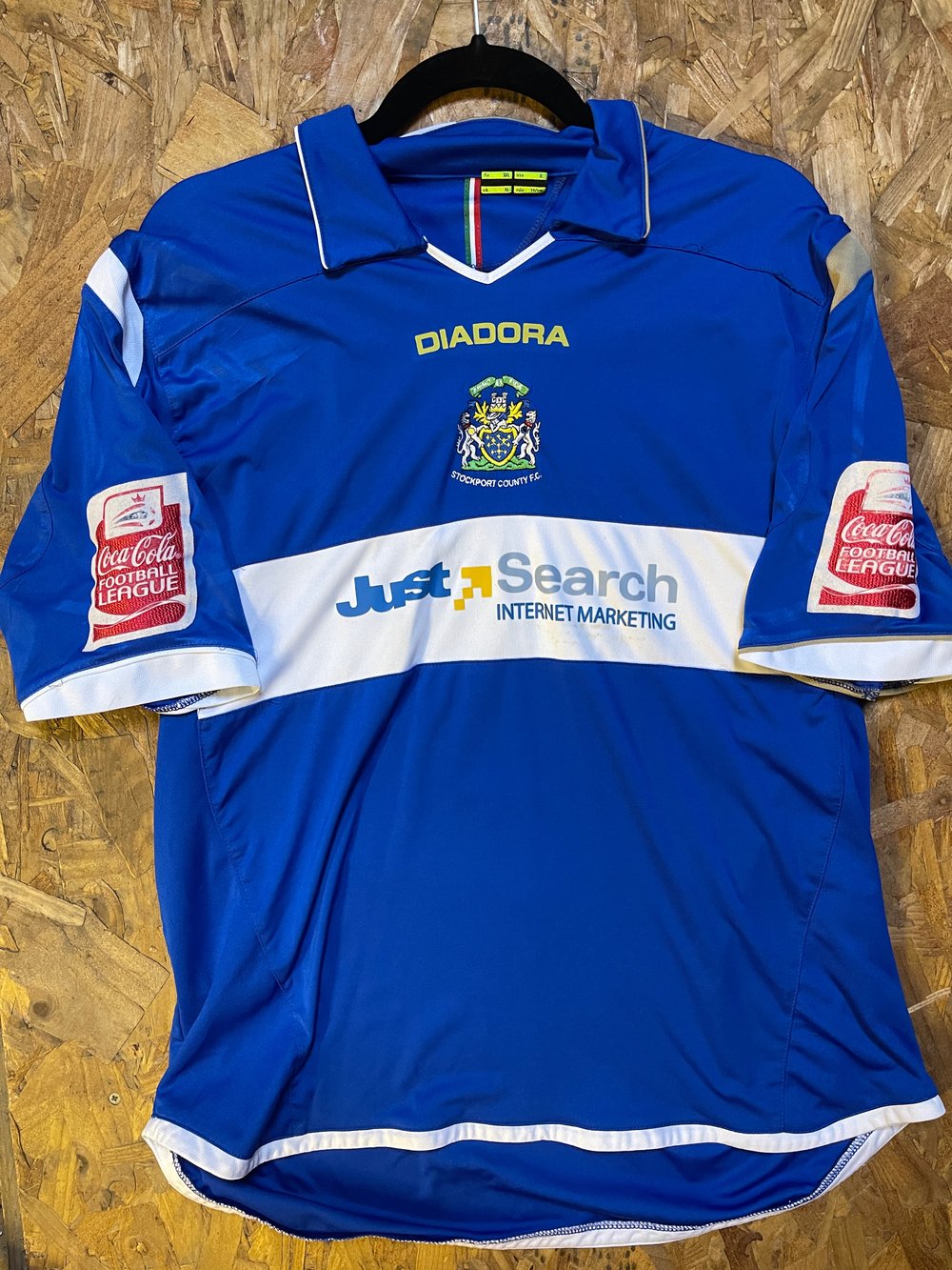 Match Worn 2008/09 Diadora Home Shirt