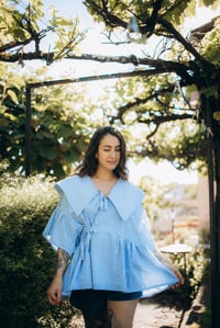 Image 6 of Blouse Chihiro [vichy bleu]