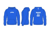 LocalHoops Ways Fleece Hoodie - Royal Blue/Ivory White