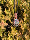 Abalone Shell Moon Pendant 