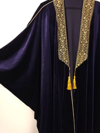Image 6 of Tatreeze Velvet Abaya (Made in Jordan)