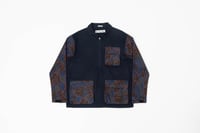 Image 1 of Zip Through Heavy Drill Cotton Overshirt. 