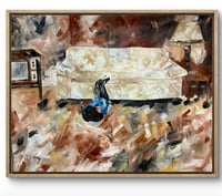 Image 1 of My Grandma has plastic on her couch