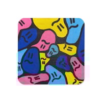 Abstract design Cork-back coaster