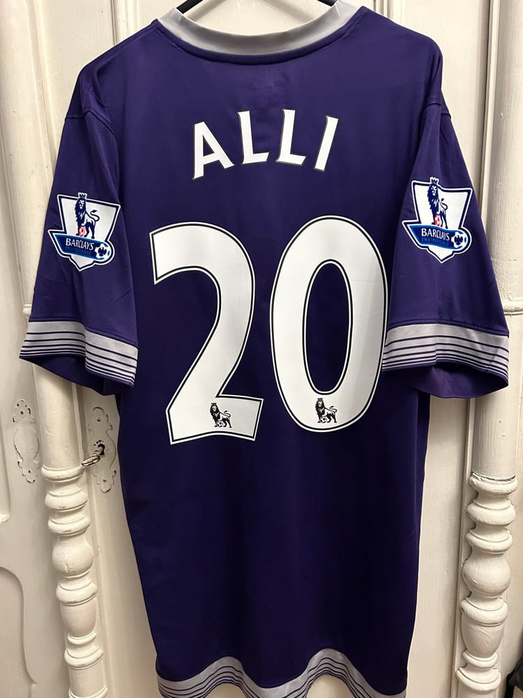 Image of Tottenham Hotspur “ALLI 20” 2015/16 Third Shirt + patches, L