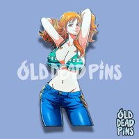 Image 3 of Confident Cutie Nami Enamel Pin 