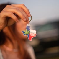 Image 1 of Too High Texas Keychain
