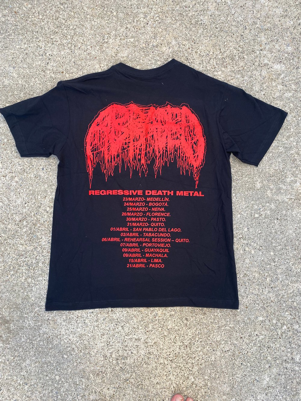 Abraded South American Tour Shirt 