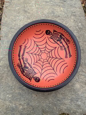 Image of Large Halloween Bowl w/ Web