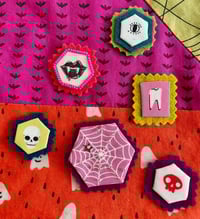 Image 2 of Spooky Patch Pins