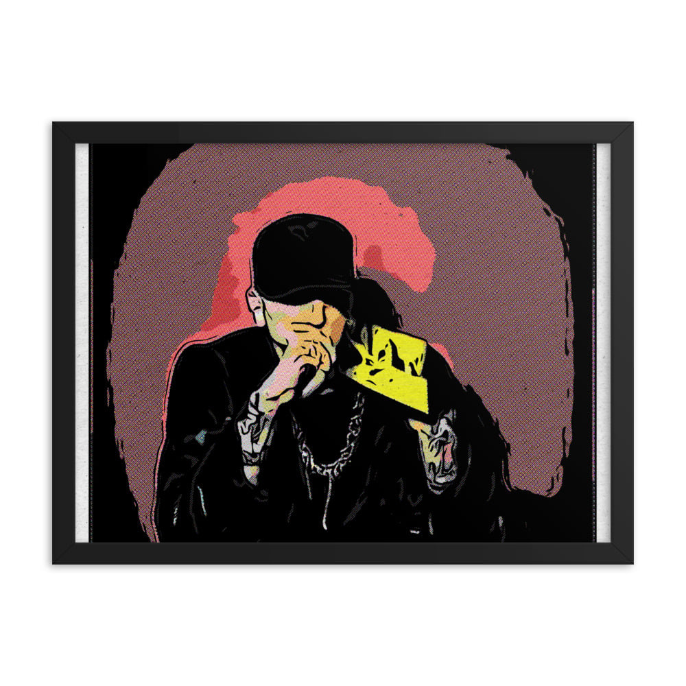 ZEN EXP - Eminem Framed photo paper poster