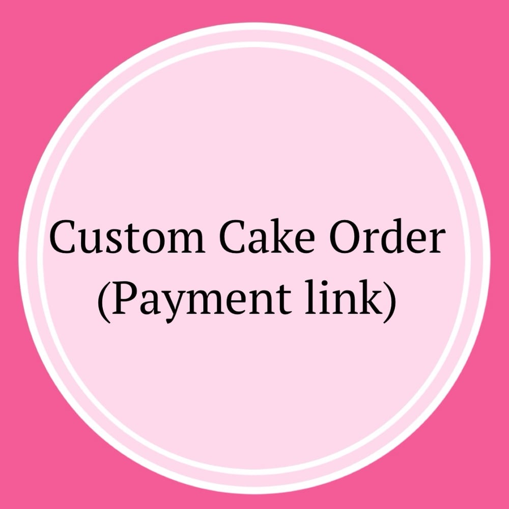 Image of custom cake payment link