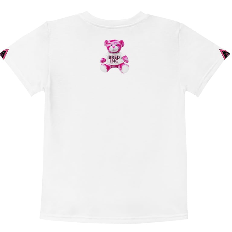LIL Kids PINK B I CAMO crew neck t-shirt