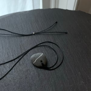 Image of Striped stone necklace