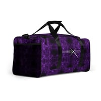 Image 4 of RXI Logo Shocking Purple Duffle Bag