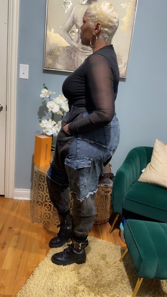 Image of Harem Denim Pant