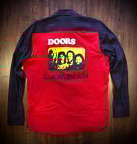 Upcycled “The Doors/LA Woman” men’s better dress shirt