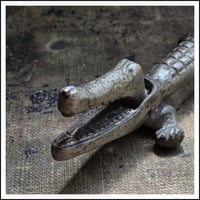 Image 1 of Cast iron crocodile nut cracker