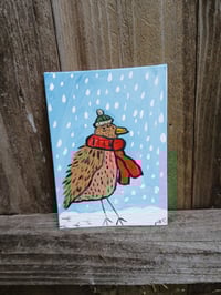 Image 1 of Bird In Snow 