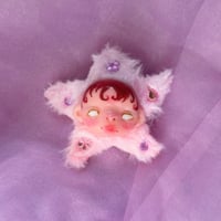 Image 1 of 2way hair clip and brooch - ginger x pink star