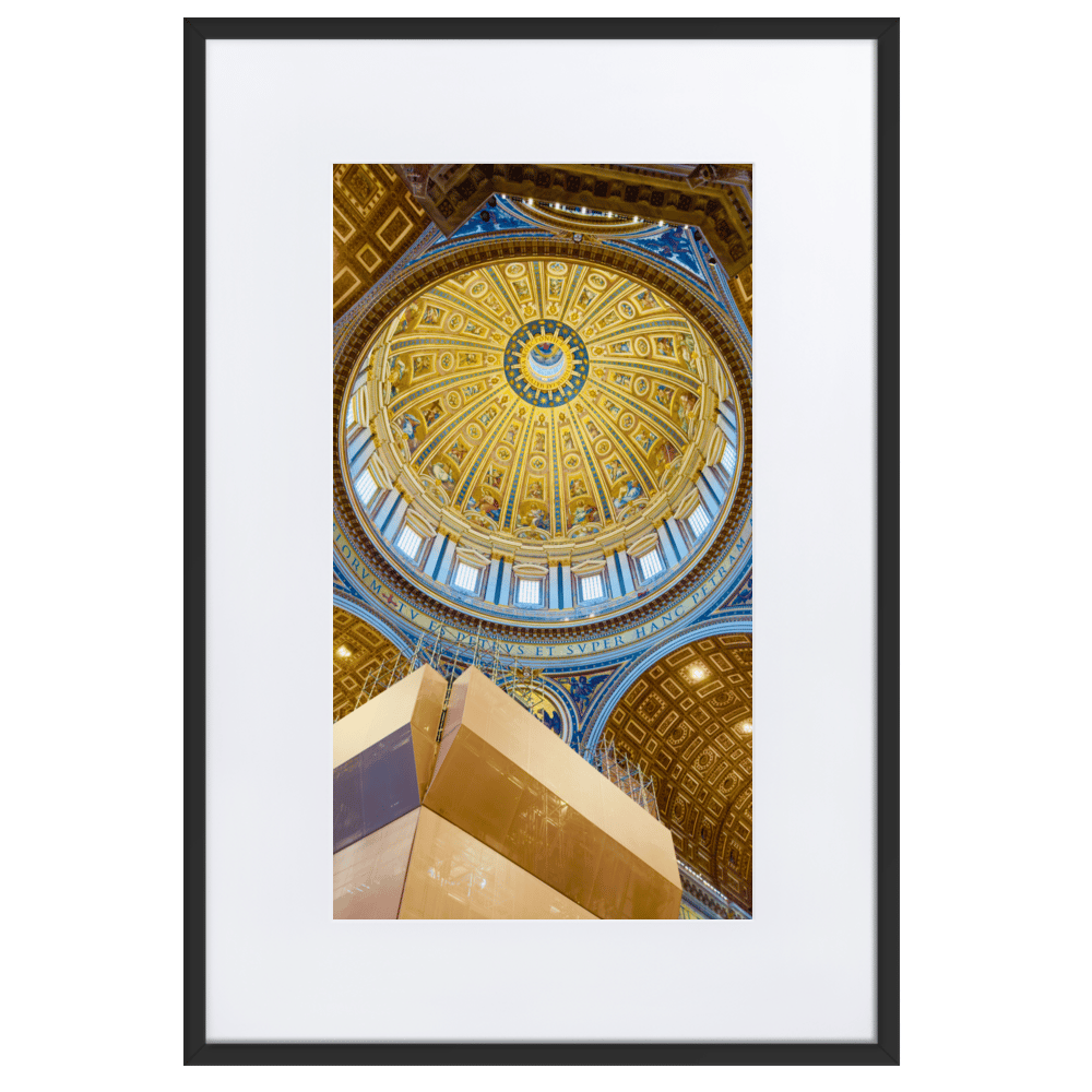 Image of FRAMED GOLDEN DOME ART PRINT BY ANELKA WHO