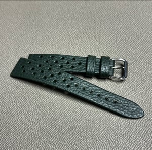 Image of Forest Green Soft Grain Oxhide Rally Strap