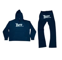 Image 2 of BERR Script Stacked Sweats {Black} 