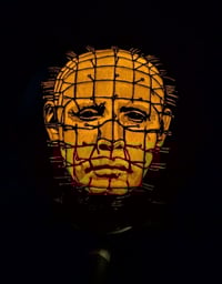 Image 2 of Hellraiser medium foam pumpkin carving
