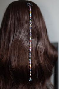 Image 8 of DragonFly Frequency Beaded Hair Clip