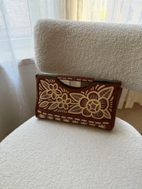 Image 1 of Hand Painted Clutch Bag