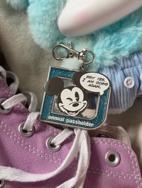 Image 3 of AP Parody bag charm - Cindy blue