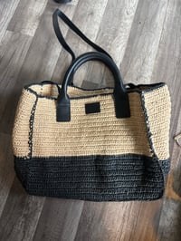 Image 1 of Straw strap bag 