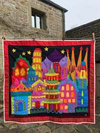 Image 3 of Temple Town on red 