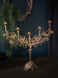 Image 3 of Grand candélabre d’église, en laiton, fin XIXeme siècle
