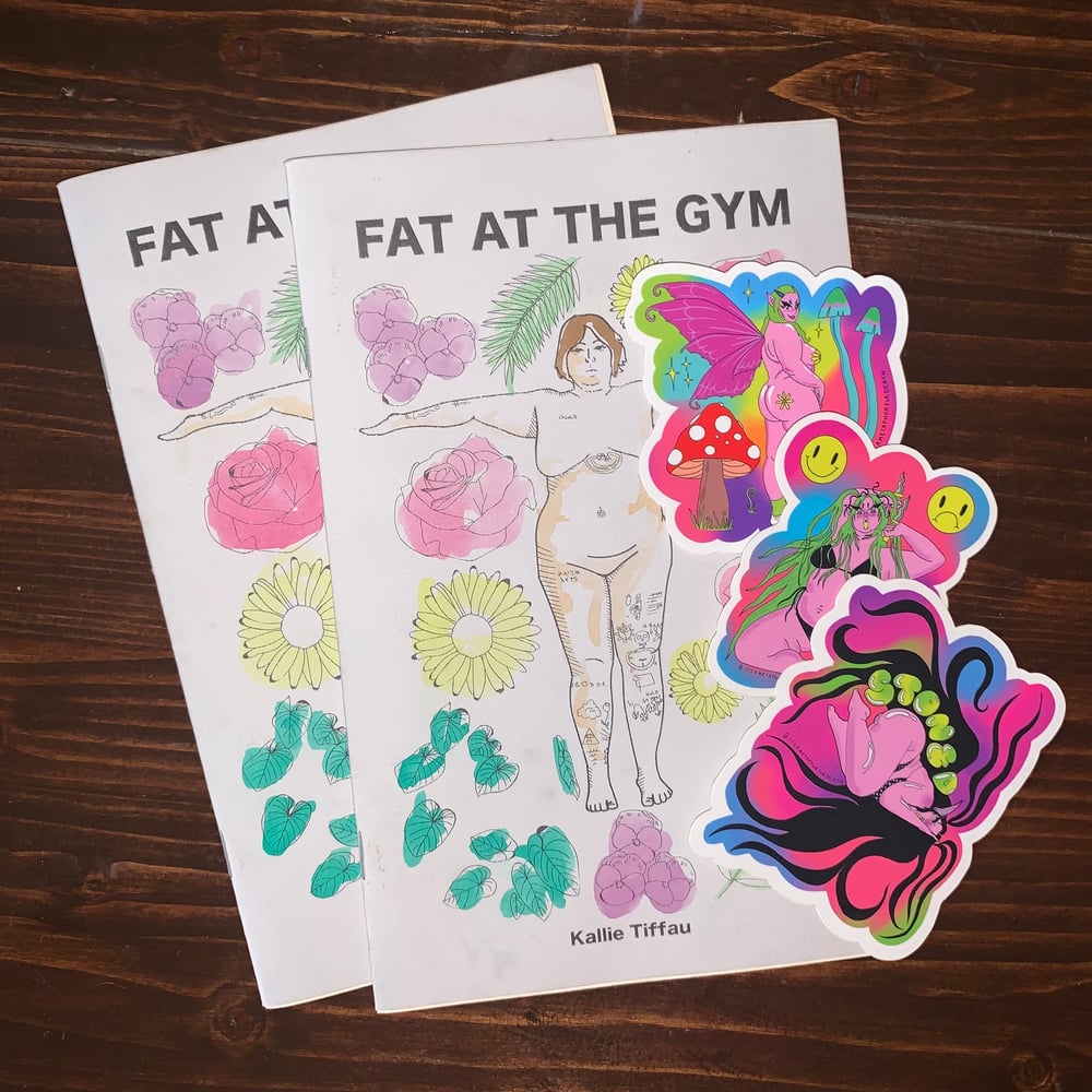 Hand Painted Zine + Sticker Pack