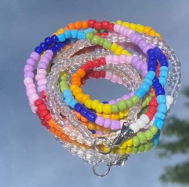 Image of Rainbow Waist Beads 